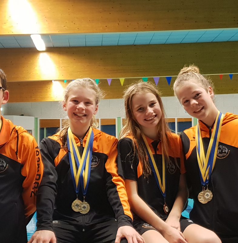 Acht medailles voor Biesboschzwemmers