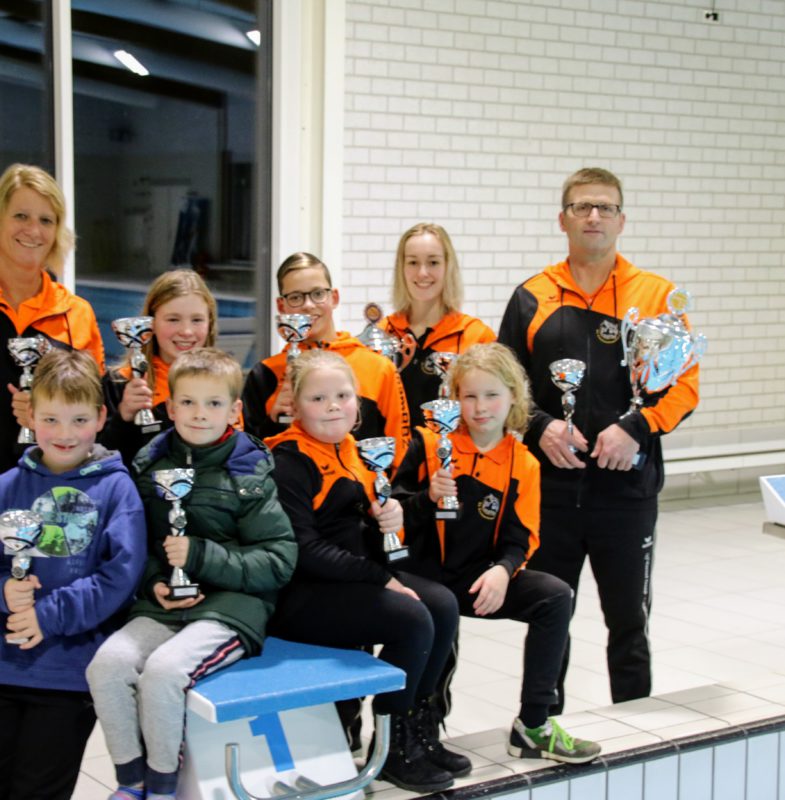 Lisman, Groeneveld, Wijnja en Cornet clubkampioenen Biesboschzwemmers