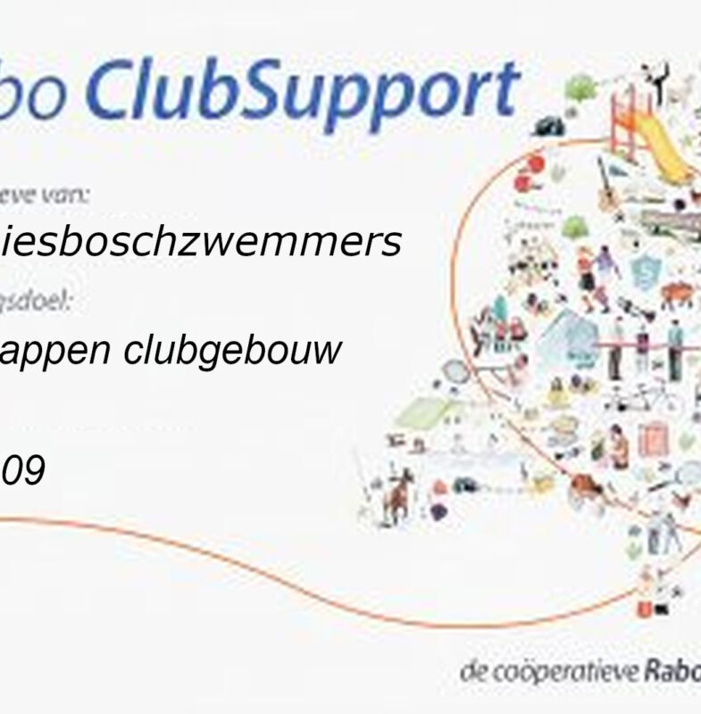 Opnieuw mooi bedrag Rabobank ClubSupport