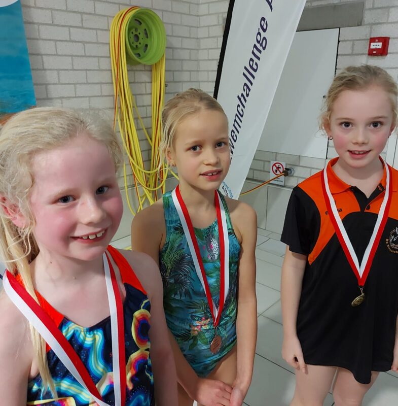 Tien medailles voor minioren Biesboschzwemmers  