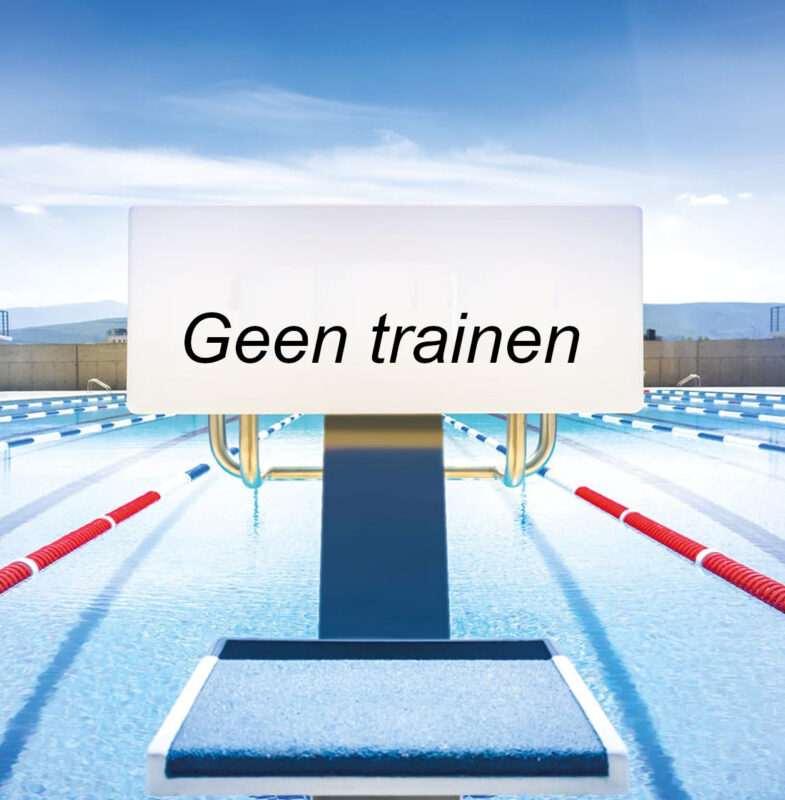 5 mei GEEN trainen